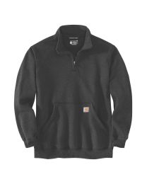 Sweatshirt met halve rits 105294 (carbon heather)
