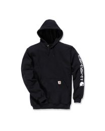 Sweatshirt hoodie K288 (zwart)
