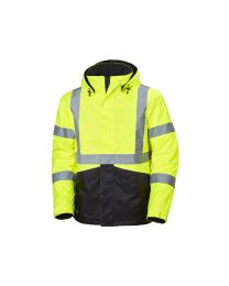 Winterjas 71332 'Alta' (Fluo geel / Charcoal)