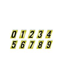 Zelfklevende huisnummers (Zwart / Goud)