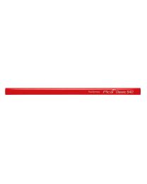 Ovalen timmermanspotlood 'Pica Classic № 540' (Rood)
