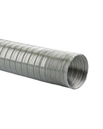 Hard flexibel luchtkanaal in aluminium - 1,5 meter