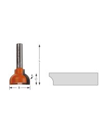 Kruishoutverbindingsfrees HW - R10 negatief - S8 - Ø22 x 19 mm