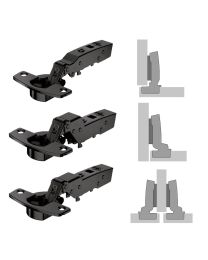 Scharnier 'Sensys 8675' zonder veer - TH52 (Obsidiaan zwart)