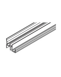 Voorgeboord dubbel geleidingsprofiel 'Clipo 26/36' - 6000 mm (Aluminium)