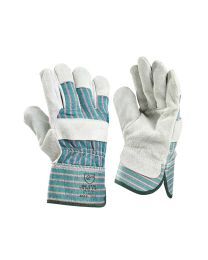 Handschoen 'Worker' - M10 (Wit / Groen)