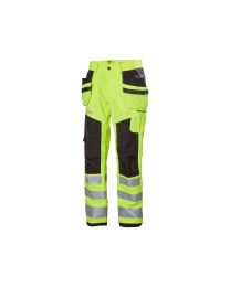 Construction broek 'Alna' klasse 2 (Geel / Charcoal)