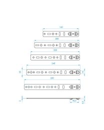 Raamanker 5VKA145 voor PVC raamprofielen - 25 mm