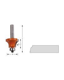 Kruishoutverbindingsfrees HW - R10 positief - S8 - Ø28 x 19 mm