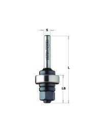 Opname-as S8 met kogellager voor schijffrees - 61 mm