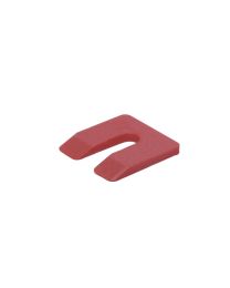 Kunststof uitvulplaatjes - 50 x 50 x 5 mm (Rood - 144 st in doos)