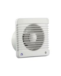 Standaard mechanische ventilator 7102 - Ø125 mm (RAL 9010 Zuiver wit (Reinwit))