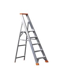 Trapladder met platform