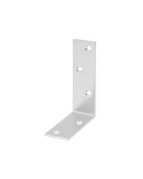 Zware ongelijkbenig dorpelhoek - 100 x 75 x 30 x 3 mm (Wit)