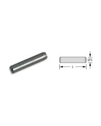 Legplankdrager verlengd - Ø5 x 45 mm (Vernikkeld)