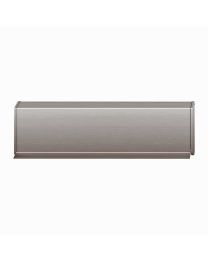 Brievenklep 3829 zonder naamplaatje - 370 x 83 mm (Inox)