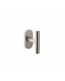 T-klink op ovale rozet 10 mm (Inox)