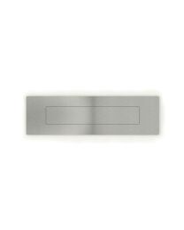 Rechthoekige gesloten induw inbouwgreep 'I-4503' - 155 x 45 mm (Inox)