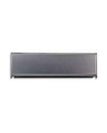 Brievenbusklep zonder schacht en binnenklep - 275 x 83 mm (Inox)