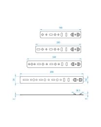 Raamanker 5ALU140 voor PVC raamprofielen - 30 mm