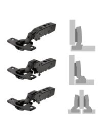 Scharnier 'Sensys 8676' zonder veer - TH52, openingshoek 110° (Obsidiaan zwart)