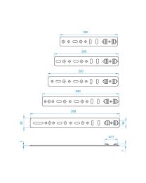 Raamanker 5SAL129 voor PVC raamprofielen - 30 mm