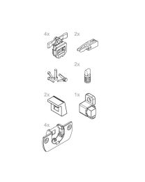 Garnituur set 'Clipo 15 H IS' voor 2 deuren (053.3115.071)