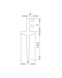 Middendichting HH0134-04 (Zwart)