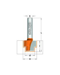 Getrapte groeffrees HW S8 voor raambeslag - Ø16,3-12,3/16 x 80 mm