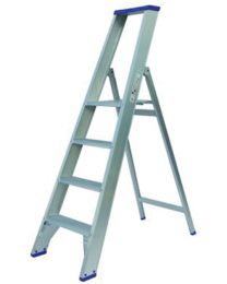 Trapladder met platform - 4 treden