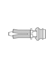 Blinde bevestiging voor aluminium deur 30-35-40UG