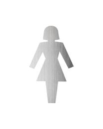 Pictogram ‘Fuji’ - Vrouw (Inox)