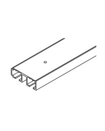 Dubbel loopprofiel 'Clipo 26/36' - 6000 mm (Aluminium)