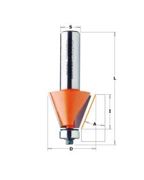 Afschuinfrees HW S8 met geleidelager - 15° - Ø24,5/22 x 71,1 mm