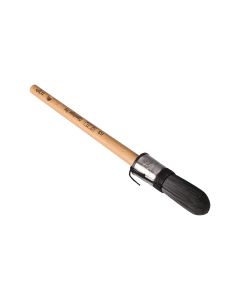 Patentpuntkwast met houten steel