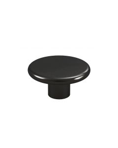 Deurknop rond - Ø50 mm (Zwart)