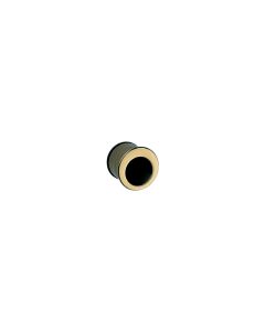 Inkapring ‘Onda’ 25 x 18 mm (Mat chroom)