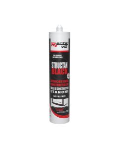 Hout en constructielijm 'Structan Black' - D4 - 290 ml (RAL 9005 Gitzwart)
