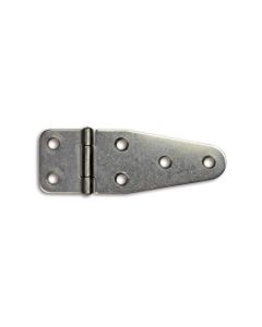 Enkele inoxen staartscharnier - 80 x 37 mm (Inox)