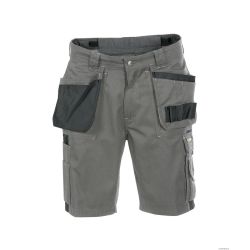 Tweekleurige holsterzakkenshort 'Monza' P61 (Grijs / zwart)