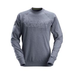 Sweatshirt 2882 met Snickers logo (Dark Blue Melange)