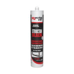 Hout en constructielijm 'Structan Black' - D4 - 290 ml (RAL 9005 Gitzwart)